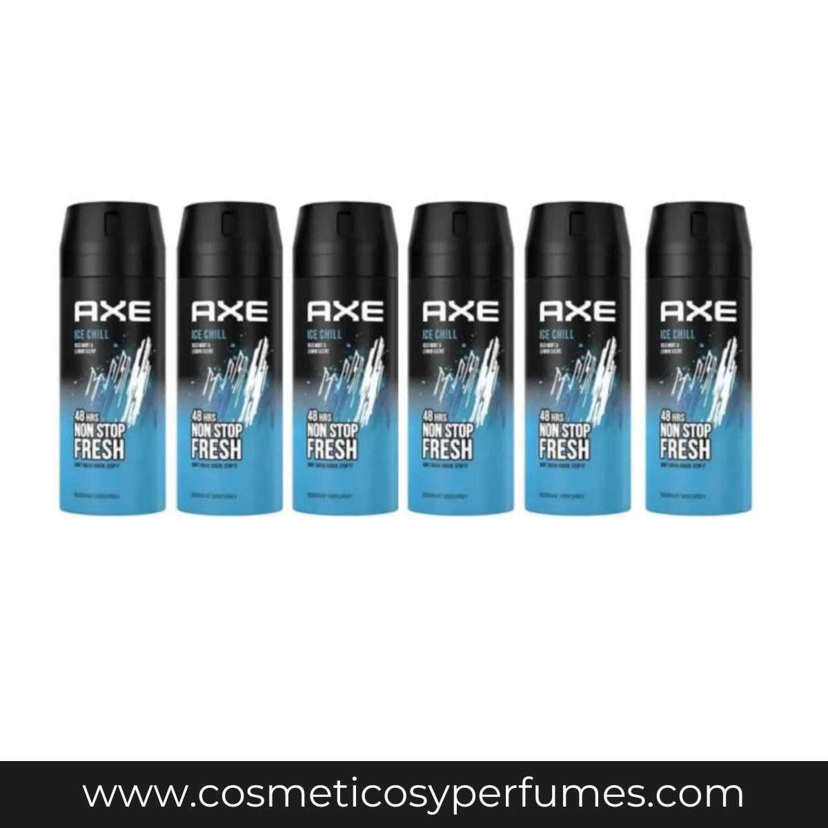 AXE - Desodorante Hombre ICE CHILL Spray 48h Packs ahorro (150 ml)